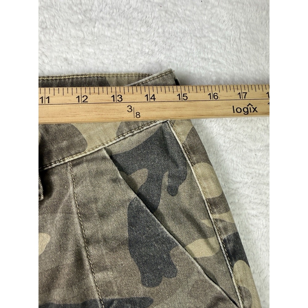 Kut From The Kloth Ashton Camo Barrel Leg Pant Size 6 High Rise Cotton Blend - Picture 8 of 11